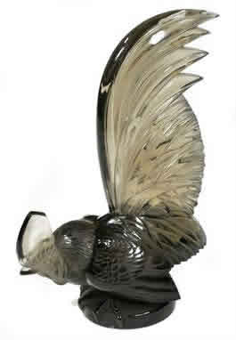 R. Lalique Coq Nain Car Mascot