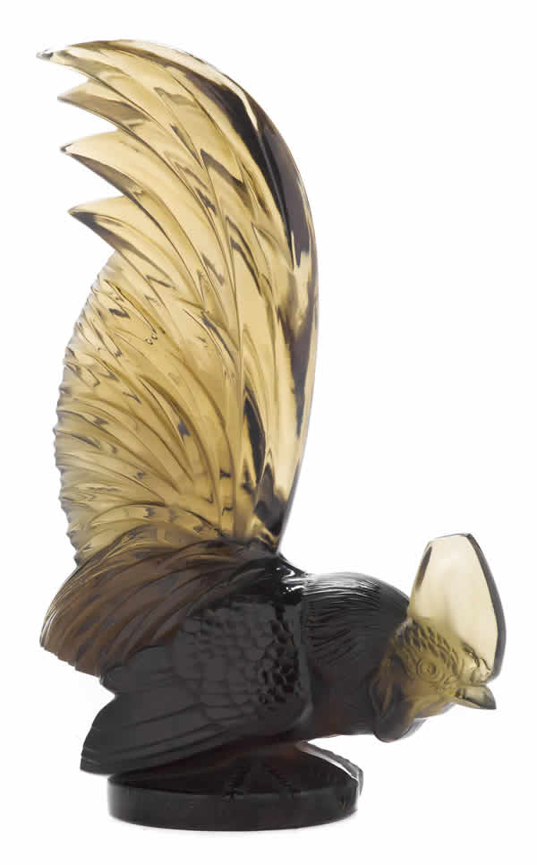 R. Lalique Coq Nain Car Mascot