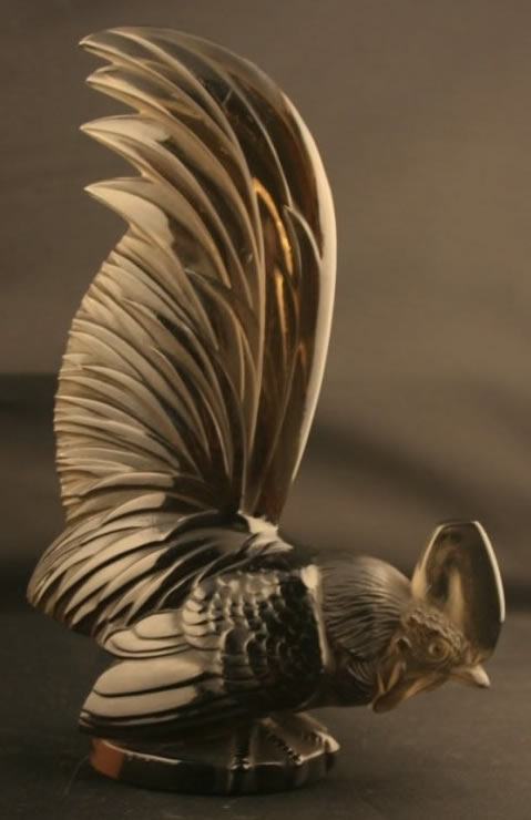 Rene Lalique Coq Nain Car Mascot