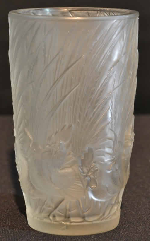 R. Lalique Coqs Et Plumes Vase