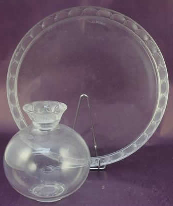 R. Lalique Coquelicot Platter