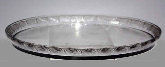 R. Lalique Coquelicot Serving Tray