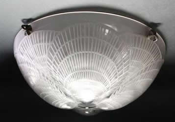 R. Lalique Coquilles Plafonnier