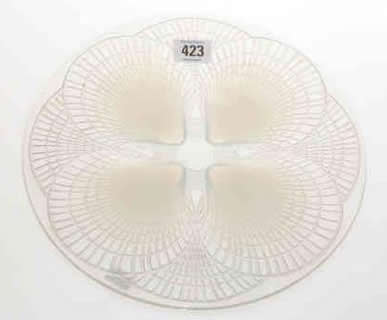 R. Lalique Coquilles Plate