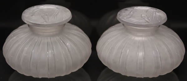 R. Lalique Cotes Bouchon Papillons Scent Bottle
