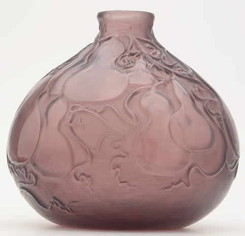 R. Lalique Courges Vase