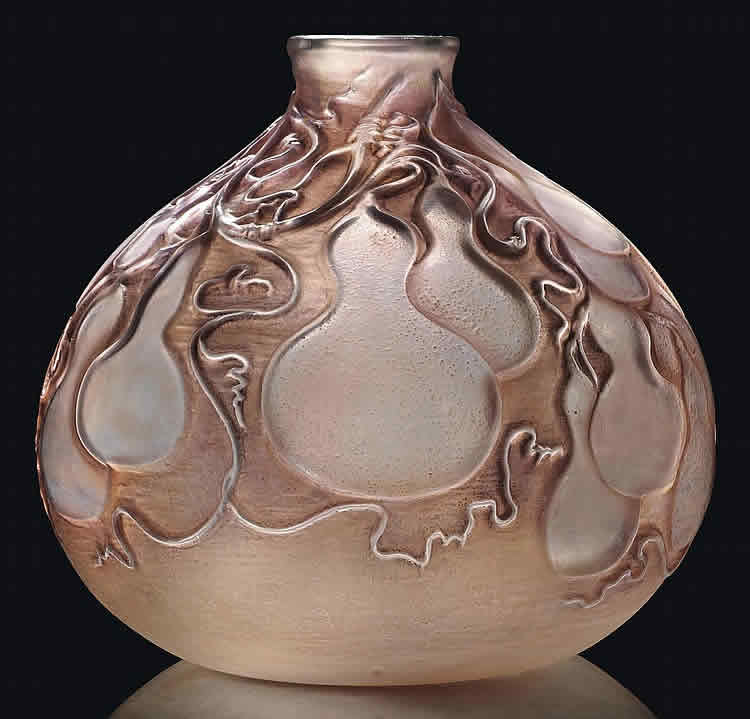 R. Lalique Courges Vase