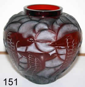 R. Lalique Courlis Vase