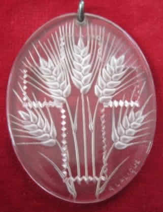 R. Lalique Croix Epis Pendant