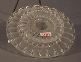 R. Lalique Dahlia Candleholder