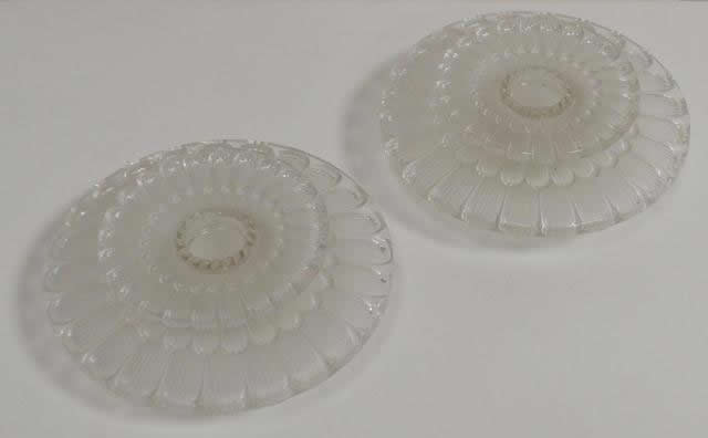 R. Lalique Dahlia Candleholder