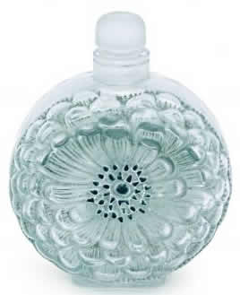 R. Lalique Dahlia Perfume Bottle