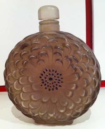 Rene Lalique Dahlia Perfume Bottle 
