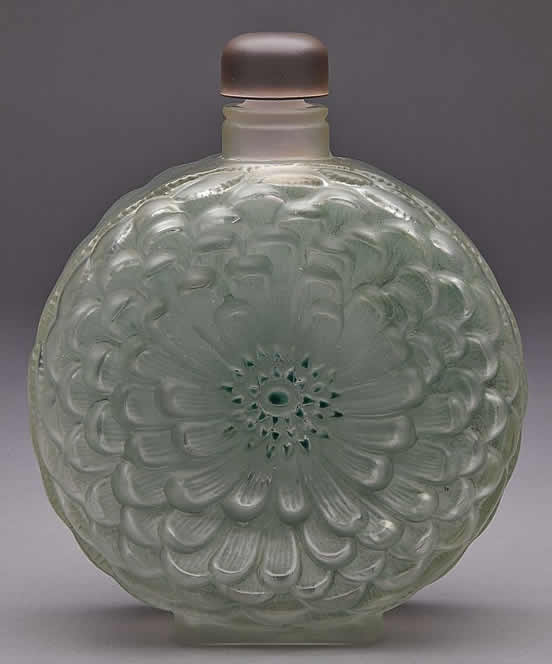 Rene Lalique Dahlia Perfume Bottle 