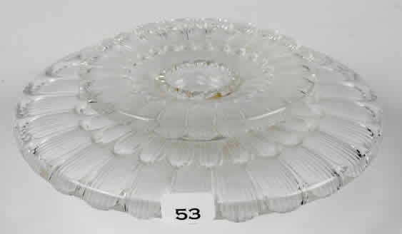 R. Lalique Dahlia Candleholder