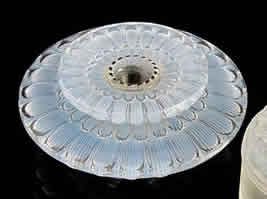 R. Lalique Dahlia Candleholder