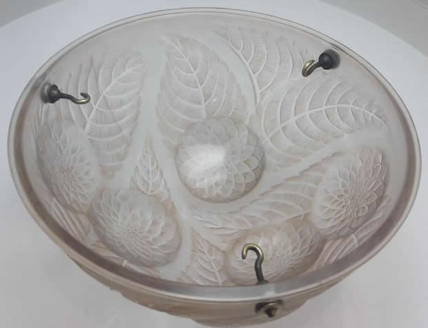 Rene Lalique Dahlias Bowl 