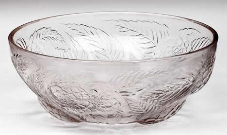R. Lalique Dahlias Bowl