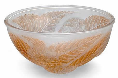 Rene Lalique Dahlias Bowl 