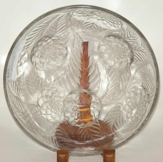 R. Lalique Dahlias Bowl