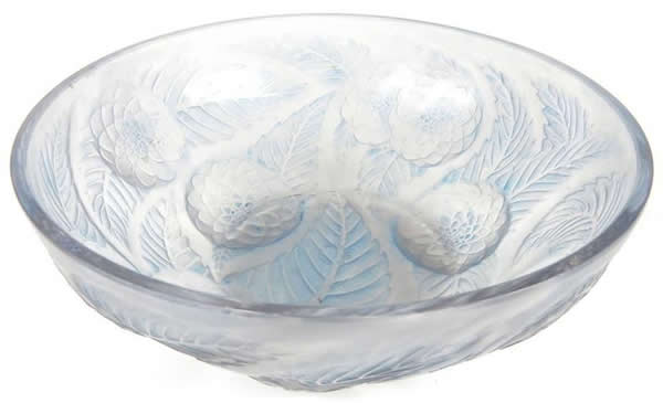 R. Lalique Dahlias Bowl