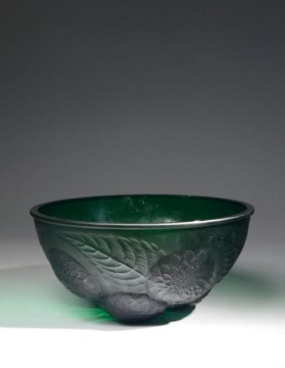 R. Lalique Dahlias Bowl
