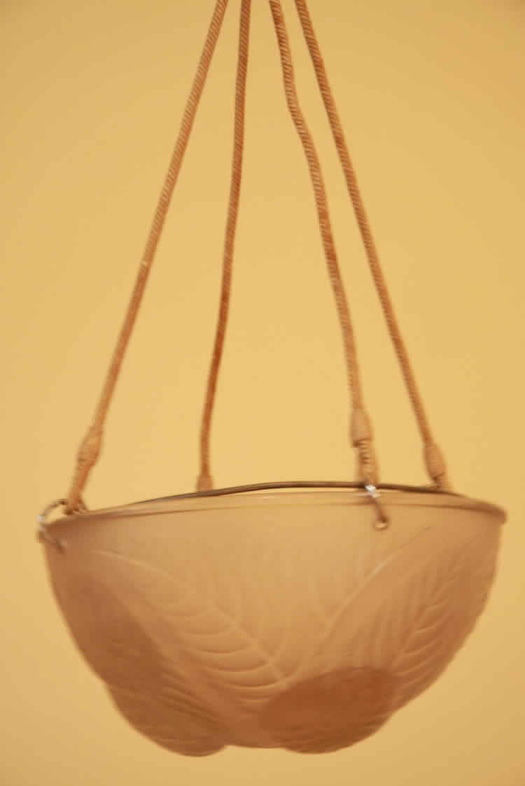 R. Lalique Dahlias Light Fixture