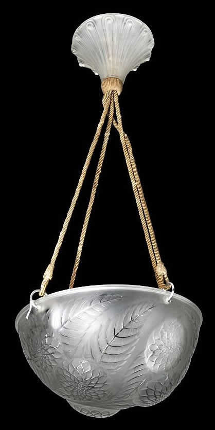 R. Lalique Dahlias Light Shade