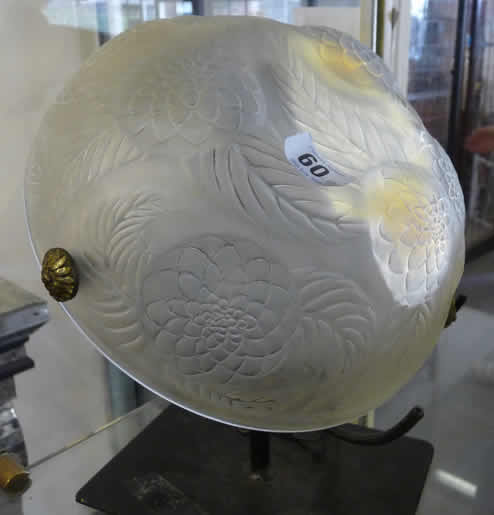 Rene Lalique Dahlias Lighting Fixture 