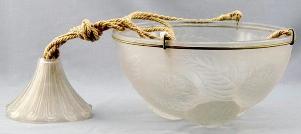 R. Lalique Dahlias Lighting Fixture
