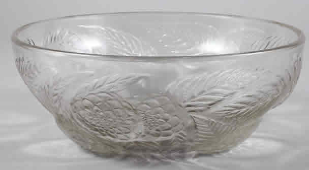 R. Lalique Dahlias Bowl