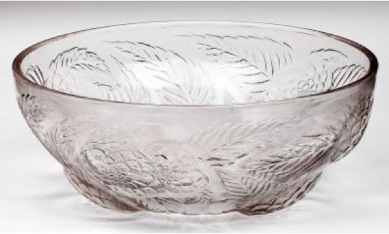 R. Lalique Dahlias Bowl