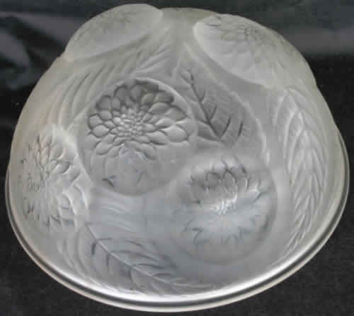 Rene Lalique Dahlias Bowl 