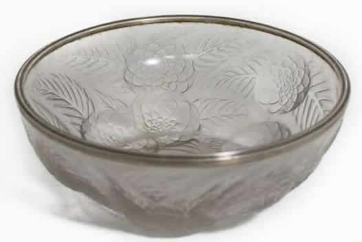R. Lalique Dahlias Bowl