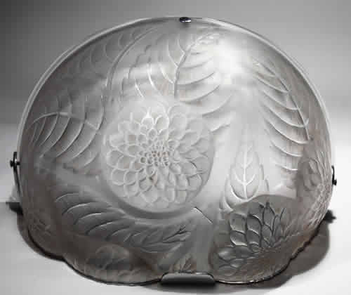 R. Lalique Dahlias Wall Sconce