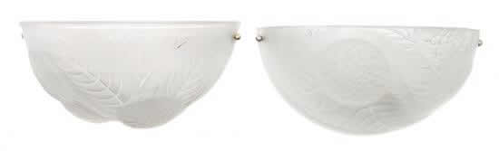 R. Lalique Dahlias Sconce