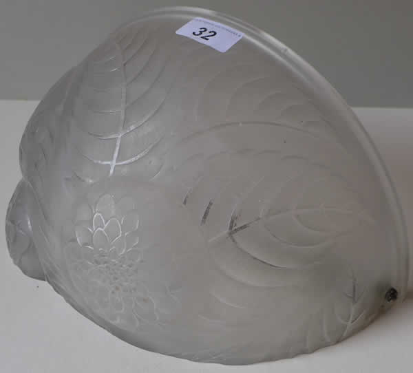 R. Lalique Dahlias Wall Light