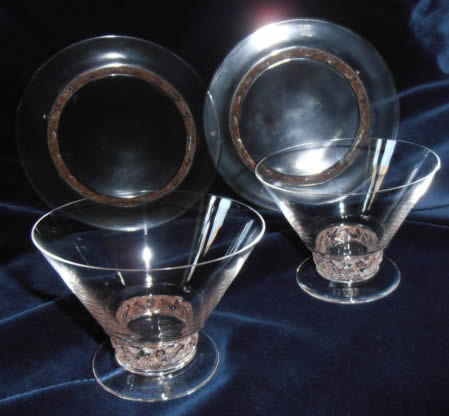 Rene Lalique Dampierre Champagne Glass 
