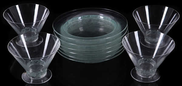 R. Lalique Dampierre Tableware