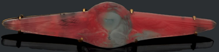 R. Lalique Deux Aigles Brooch