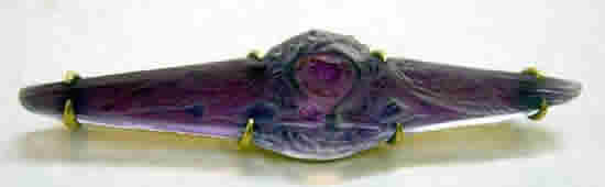 R. Lalique Deux Aigles Broche