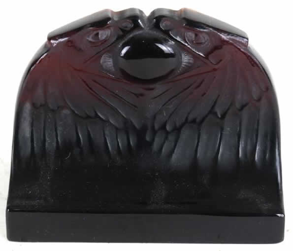 R. Lalique Deux Aigles Paperweight