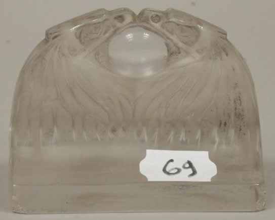 R. Lalique Deux Aigles Paperweight