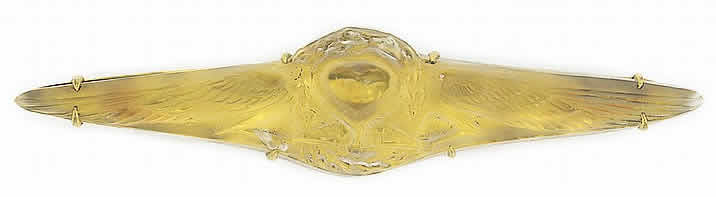 R. Lalique Deux Aigles Brooch