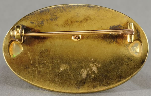 R. Lalique Deux Baigneurs Casques Brooch