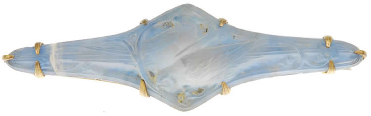 R. Lalique Deux Faisans Brooch