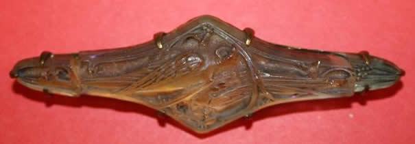 R. Lalique Deux Faisans Brooch