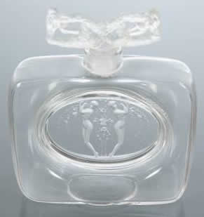 R. Lalique Deux Figurines Bouchon Figurines Flacon
