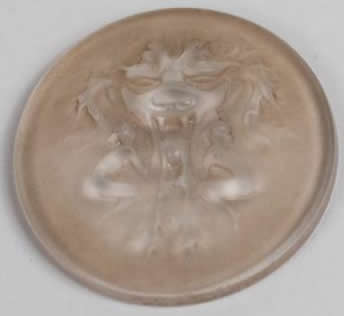 R. Lalique Deux Figurines Et Masque Medallion