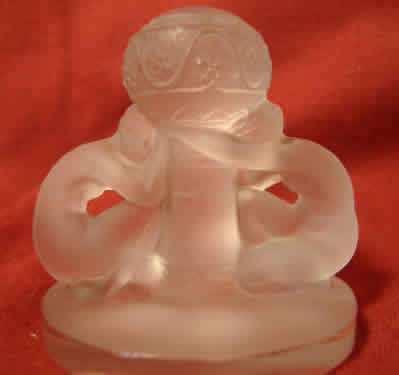 R. Lalique Deux Figurines Menu Holder
